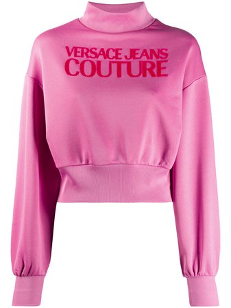 Versace Jeans Couture Sudadera Con Logo Estampado - Farfetch