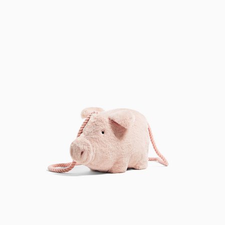 AliExpress - Cute Fluffy Pink Pig Bag