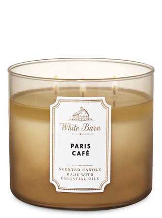 Paris Café 3-Wick Candle - White Barn | Bath & Body Works