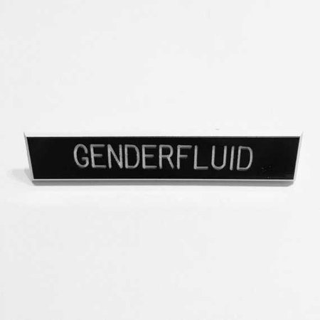 Genderfluid pin non-binary pin lgbt pin genderqueer pin