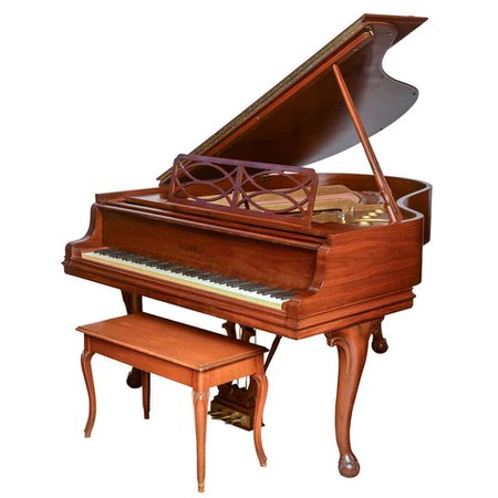 Steinway and Sons Grand Piano with Bench at 1stdibs