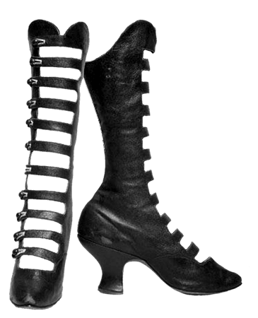 Victorian boots png