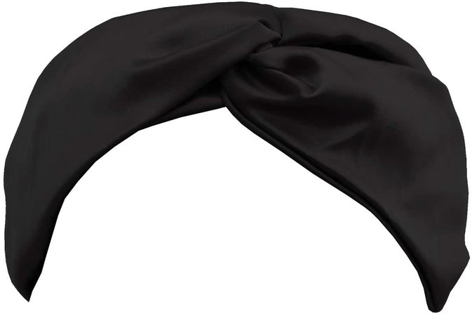 *clipped by @luci-her* Slip Silk Headband Twist, Black - Pure Mulberry 22 Momme Silk Twisted Hairband, Elastic Headband with 100% Slipsilk: Health & Personal Care