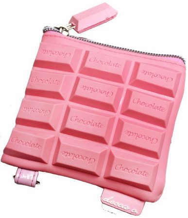 kitsch pink chocolate bag