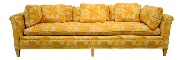 Vintage Yellow Couch