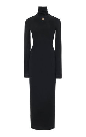 Jersey Turtleneck Maxi Dress By Dolce & Gabbana | Moda Operandi