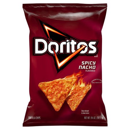 Doritos Spicy Nacho Flavored Tortilla Chips, 9.25 oz Bag - Walmart.com