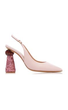 Loiza Block-Heel Leather Pumps by Jacquemus