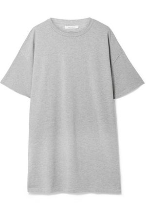 Ninety Percent | Olive oversized organic cotton-jersey mini dress | NET-A-PORTER.COM