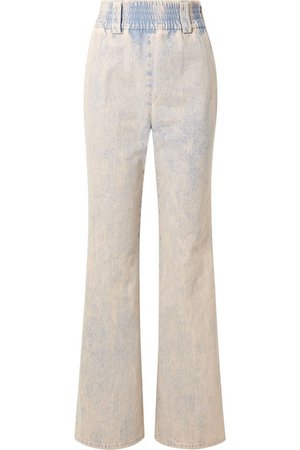 Miu Miu | High-rise wide-leg jeans | NET-A-PORTER.COM