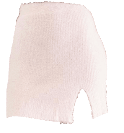 pink fuzzy skirt