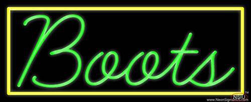 Cursive Boots Neon Sign - NeonSignsinUS -- get every neon from here !