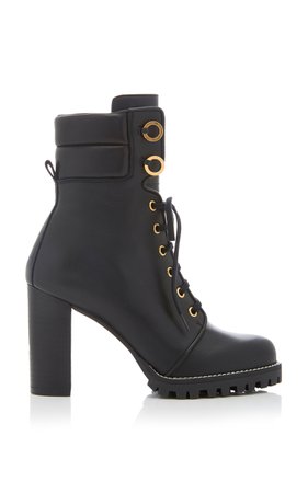 Kingsley Leather Ankle Boots by Stuart Weitzman
