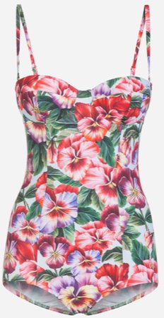 Dolce&Gabbana flower print swimsuit
