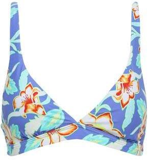 Keira Floral-print Triangle Bikini Top