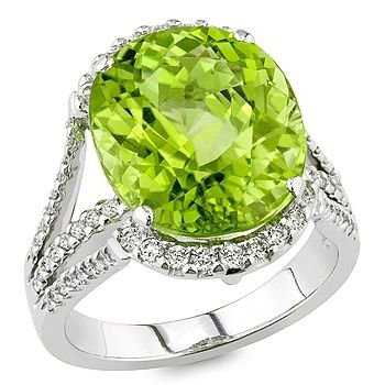 Tourmaline Lime Green Ring