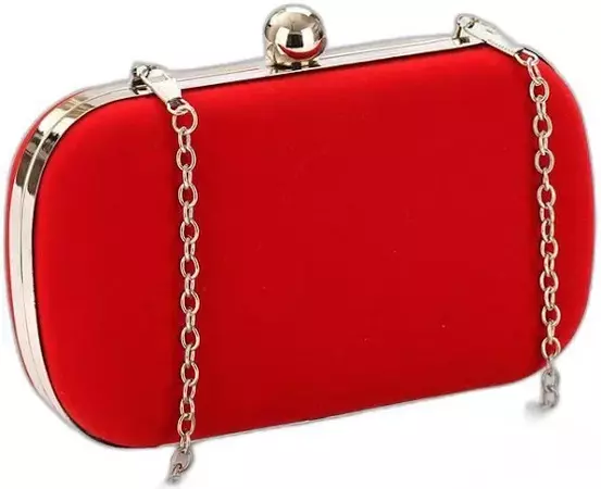 Red velvet purse