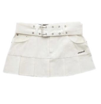 white y2k skirt