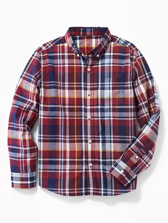 Plaid Built-In Flex Classic Shirt for Boys | Old Navy