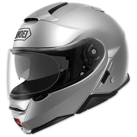 Modular dual Visor Helmet in Silver 1