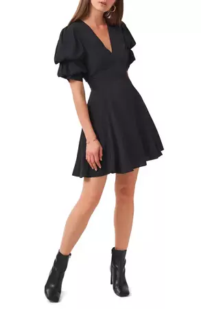 1.STATE Tiered Bubble Sleeve Dress | Nordstrom