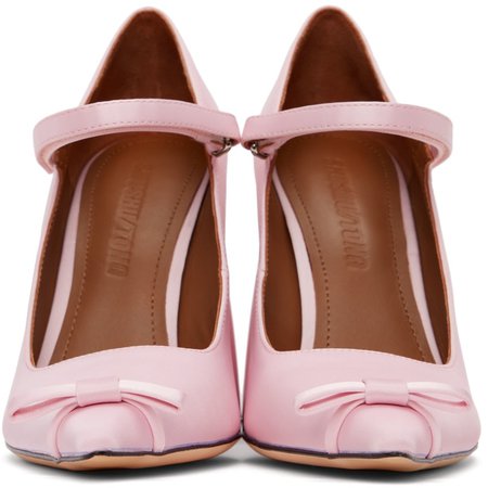 Shushu/Tong: Pink Pointed High Heels | SSENSE