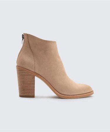 STEVIE BOOTIES IN LT TAUPE – Dolce Vita