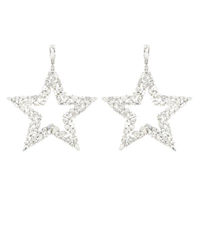 Smoking Star crystal earrings