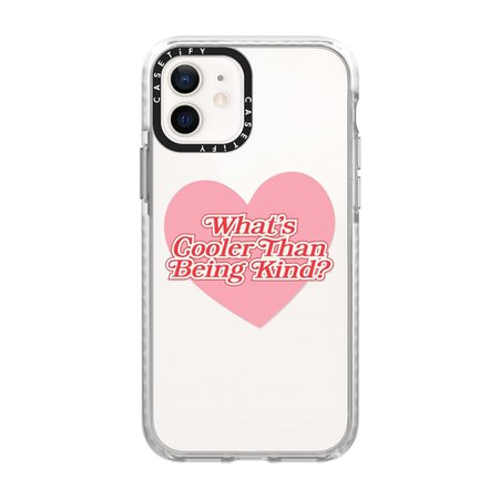 Cooler Than Being Kind Phone Case by Quotes by Christie – CASETiFY