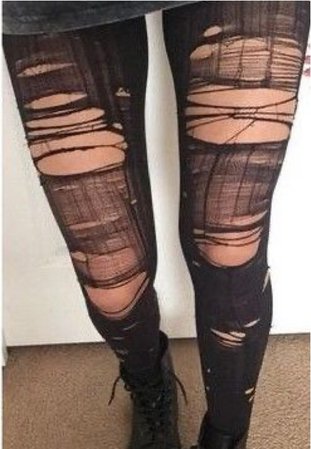 ripped tights