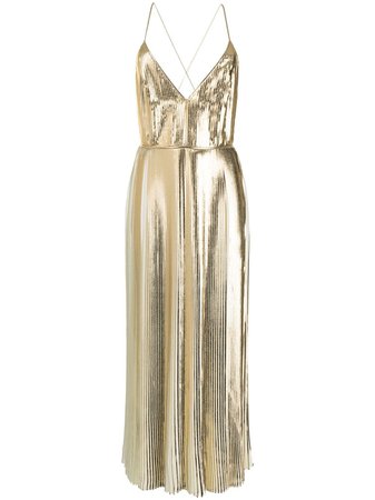 Valentino plissé cocktail dress