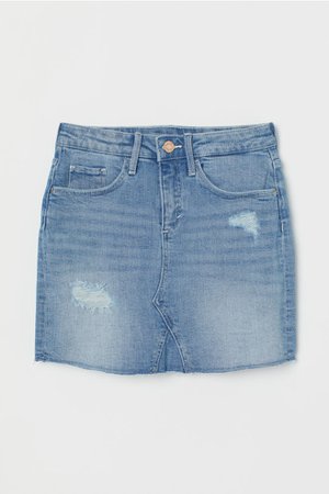 Denim Skirt - Light denim blue - Kids | H&M US