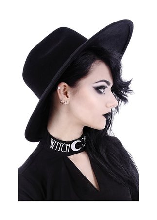 Restyle Witch Wide Brim Hat | Attitude Clothing