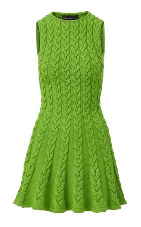 Cable-Knit Mini Dress By Brandon Maxwell | Moda Operandi