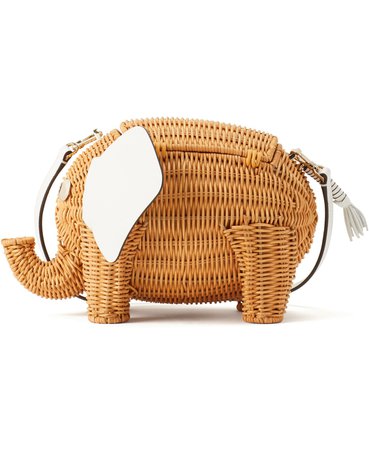 kate spade new york Tiny Wicker Elephant Crossbody & Reviews - Handbags & Accessories - Macy's