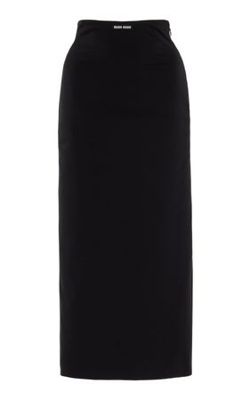 Stretch-Jersey Midi Skirt By Miu Miu | Moda Operandi