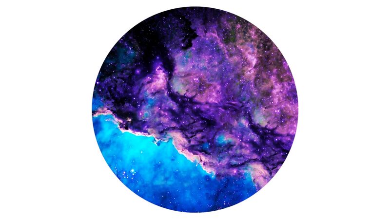 purple blue nebula