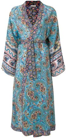 Anjuna floral print kimono coat