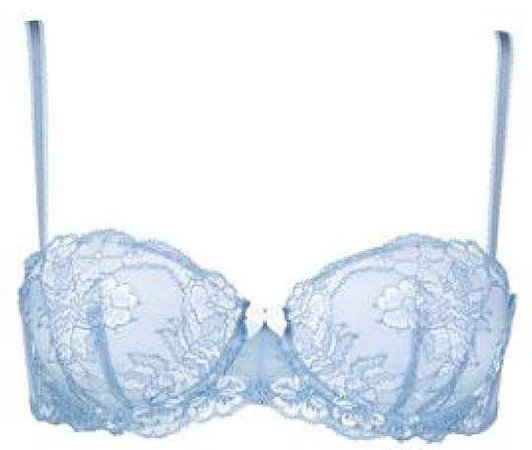 la perla lace bra light blue lingerie