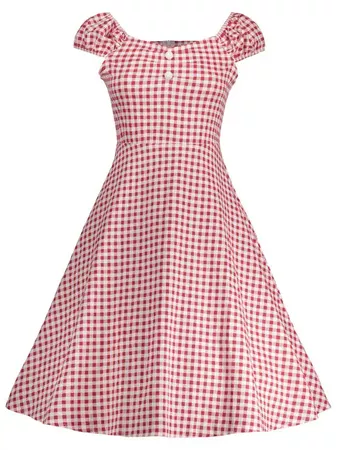 red gingham dress - Google Search