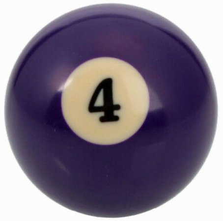 4 pool ball