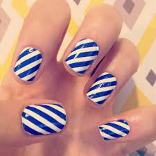 red blue and white nails - Google Search