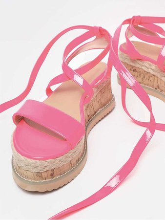 pink sandals