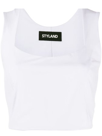 Styland Fitted Cropped Top - Farfetch