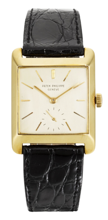 PATEK PHILIPPE | CARRÉ-TORTUE, REF. 2488 YELLOW GOLD SQUARE WRISTWATCH MADE IN 1952 | Watches Weekly | London | 2020 | Sotheby's