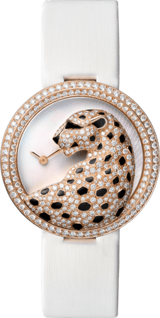 Cartier, Panthère Divine watch 38 mm, pink gold, diamonds