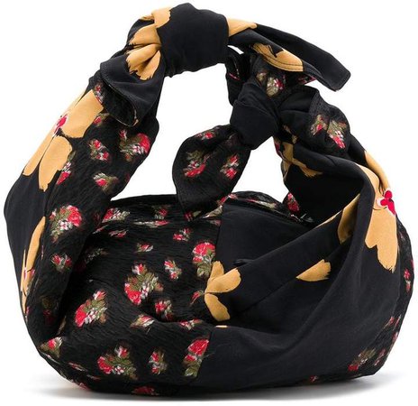 floral print shoulder bag
