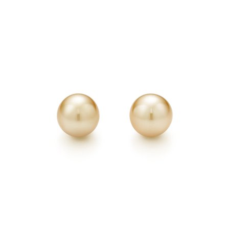 Tiffany & Co, Tiffany South Sea pearl earrings with 18k gold