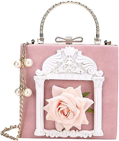Nite closet Victorian Handbag Gothic Purses Lolita Shoulder Bag for Women Vintage Clutch (Pink): Handbags: Amazon.com