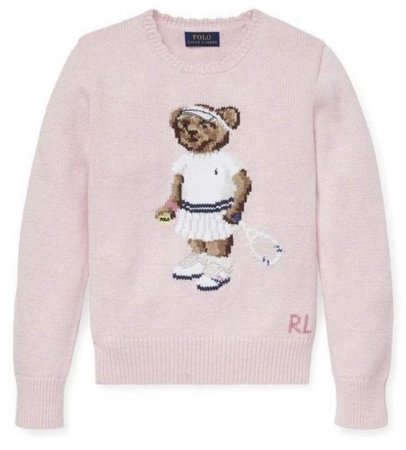 pink rl sweater